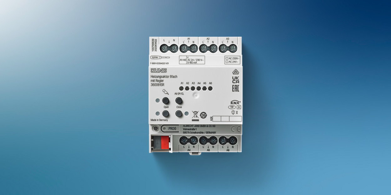 KNX Heizungsaktor 6-fach bei EDB Elektro GmbH in Pößneck